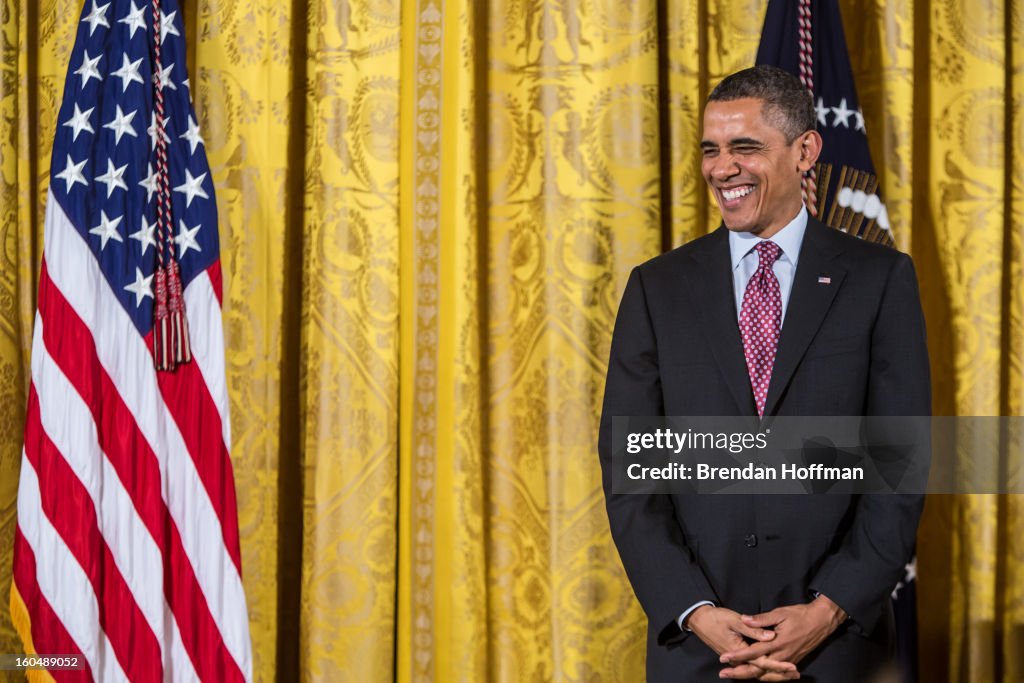 Obama Honors Winners Of The Nat'l Medal Of Science, Technology, Innovation