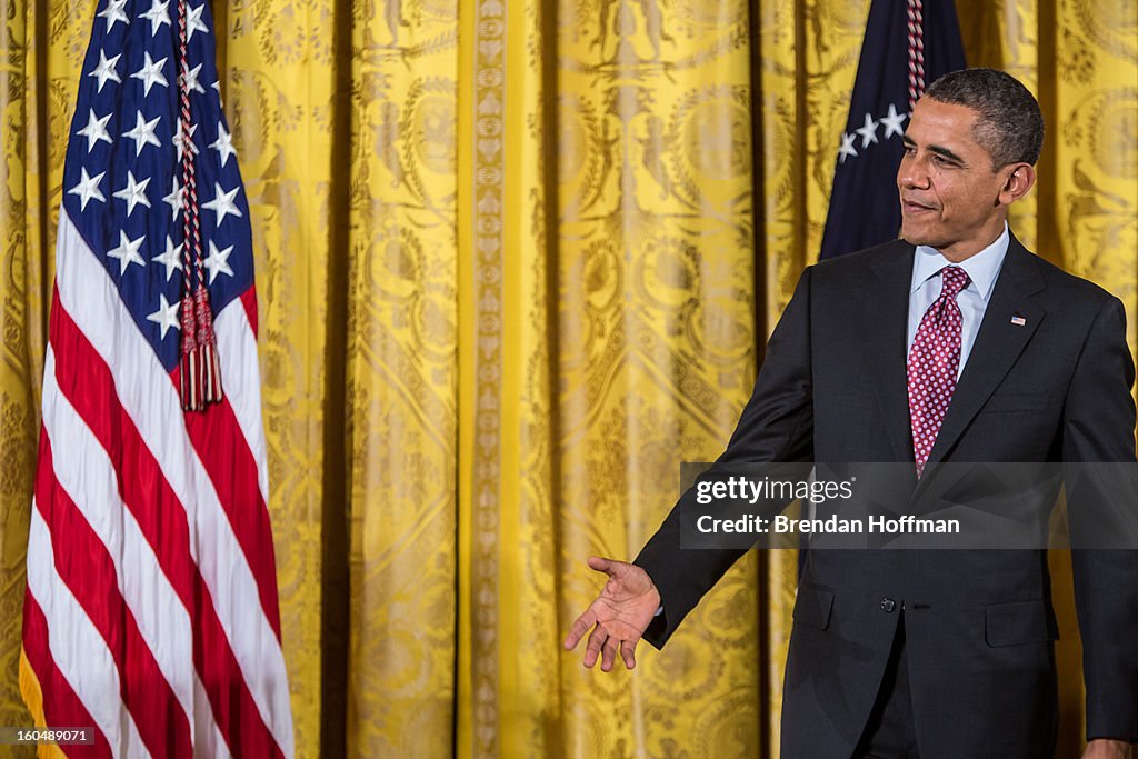 Obama Honors Winners Of The Nat'l Medal Of Science, Technology, Innovation