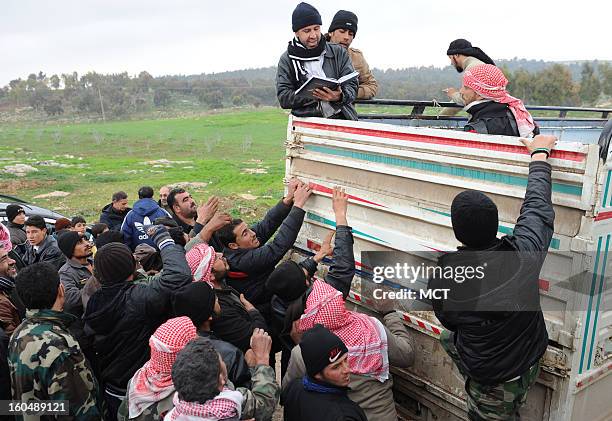 Ten days after more than 100,000 people fled a Syrian government bombardment of two towns in north Hama county, the Free Syrian Army's Farouk Brigade...