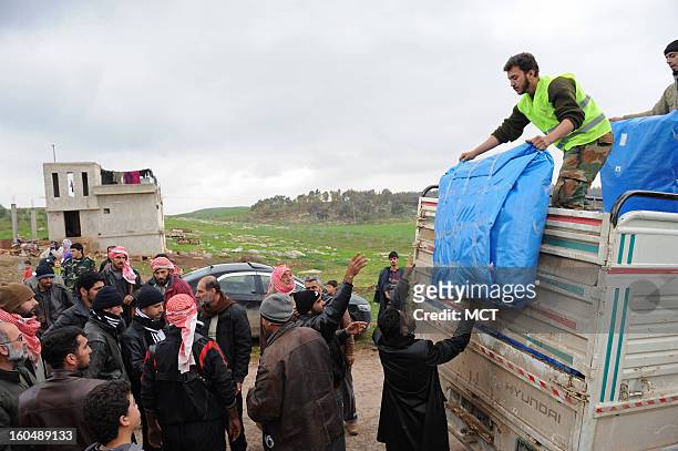 Ten days after more than 100,000 people fled a Syrian government bombardment of two towns in north Hama county, the Free Syrian Army's Farouk Brigade...
