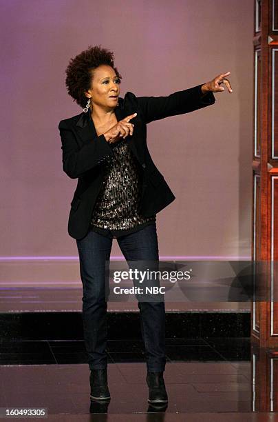 Episode 4400 -- Pictured: Comedian Wanda Sykes arrives on February 1, 2013 --