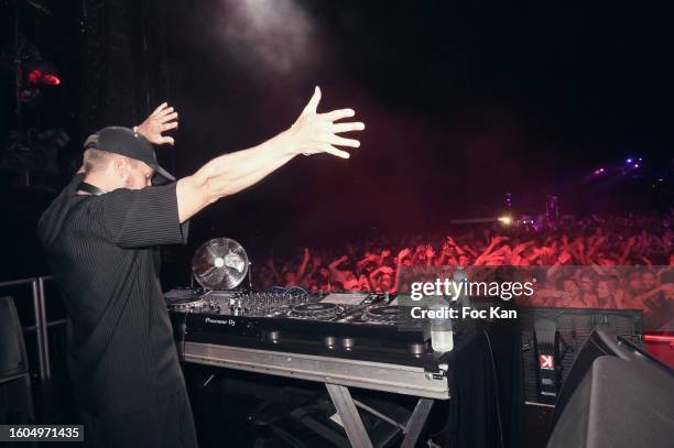 Feder performs during Delices Sonores DJ Sets At Citadelle of Saint Tropez on august 9, 2023 in Saint Tropez, France.