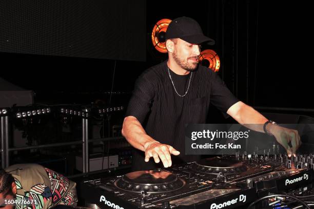 Feder performs during Delices Sonores DJ Sets At Citadelle of Saint Tropez on august 9, 2023 in Saint Tropez, France.