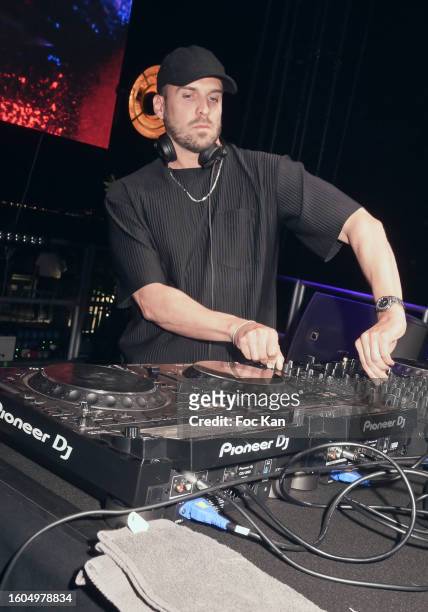 Feder performs during Delices Sonores DJ Sets At Citadelle of Saint Tropez on august 9, 2023 in Saint Tropez, France.