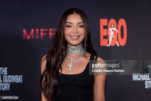 Havana Brown attends the world premiere of "Ego: The Michael Gudinski Story" at the Melbourne International Film Festival on August 10, 2023 in...