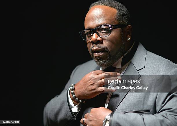 Cedric the Entertainer poses for a portrait during the 44th NAACP Image Awards at The Shrine Auditorium on February 1, 2013 in Los Angeles,...
