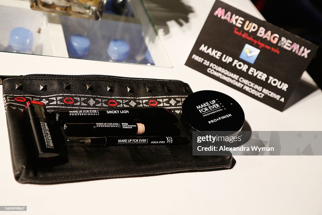 Christina Ricci Debuts Her MAKE UP FOR EVER Remix Make Up Bag At The MAKE UP FOR EVER Make Up Bag Remix Tour Stop At The Grove