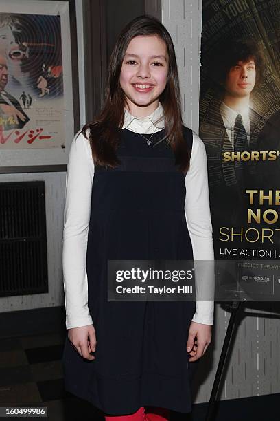 Actress Fatima Ptacek of "Curfew" attends the NYC Theatrical Opening of Oscar Nominated Short Films at IFC Center on February 1, 2013 in New York...