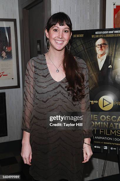 Inocente" Associate Producer Alexandra Blaney attends the NYC Theatrical Opening of Oscar Nominated Short Films at IFC Center on February 1, 2013 in...