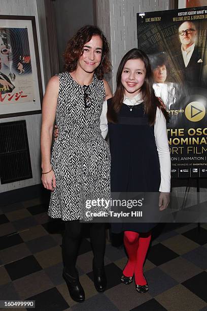 Curfew" producer Mara Kassin and actress Fatima Ptacek attend the NYC Theatrical Opening of Oscar Nominated Short Films at IFC Center on February 1,...