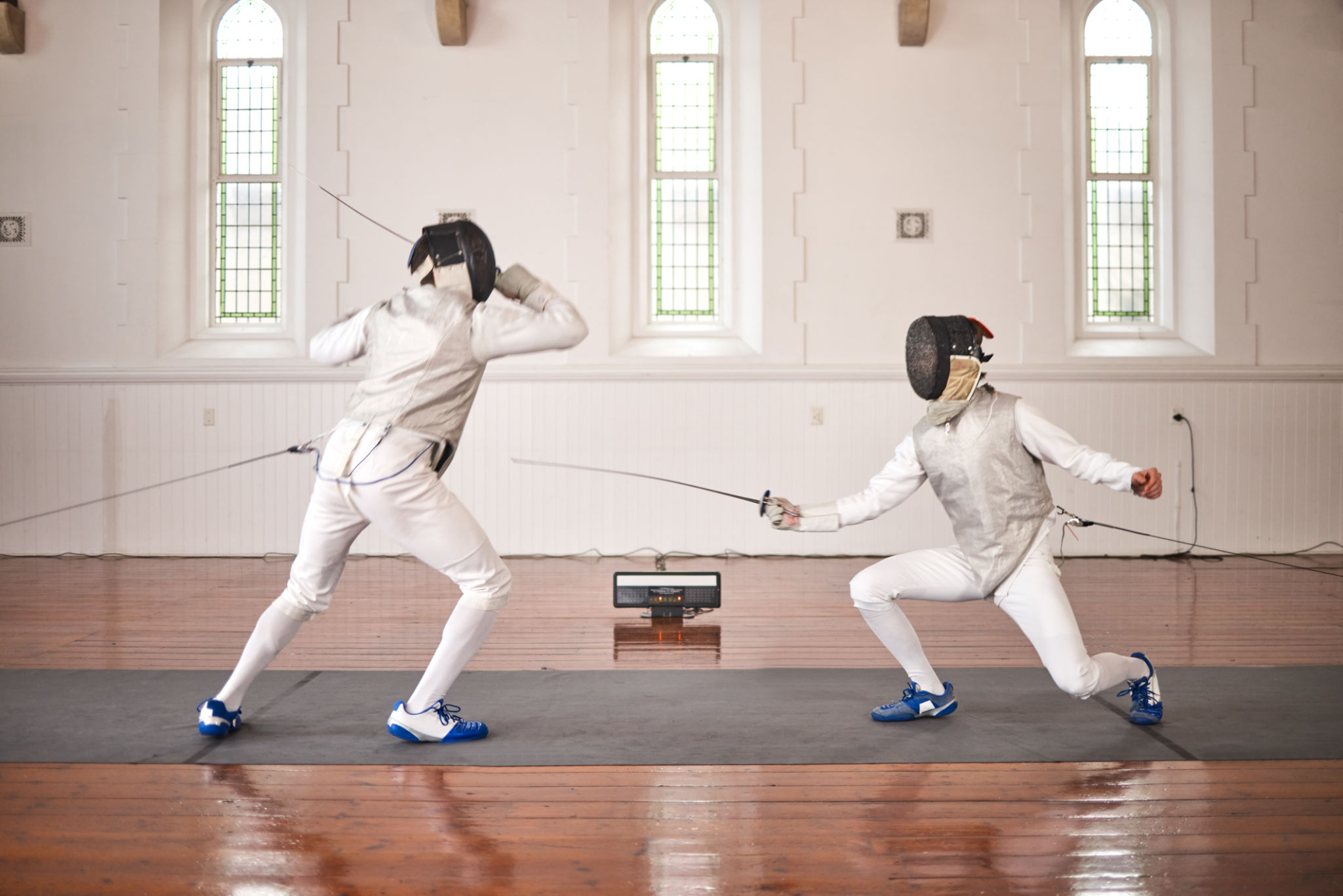 fencing practice
