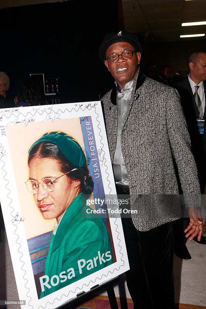 U.S. Postal Service Premiers New Civil Rights Stamps Featuring Rosa Parks At NAACP Image Awards