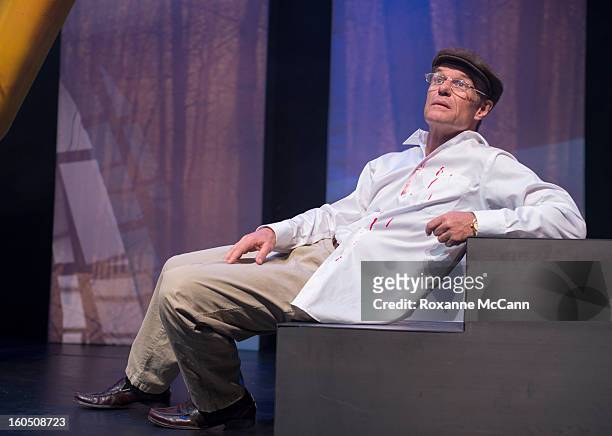 Actor Harry Hamlin appears in the play One November Yankee, produced and directed by Joshua Ravetch on January 11, 2013 at the NoHo Theater in North...
