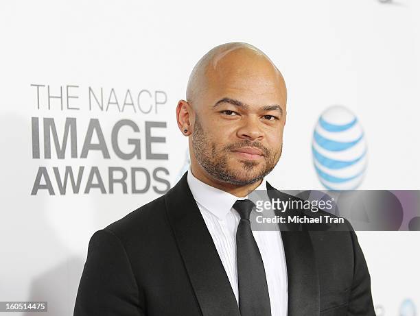 Anthony Hemingway arrives at the 44th NAACP Image Awards held at The Shrine Auditorium on February 1, 2013 in Los Angeles, California.