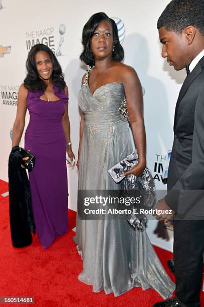 Trayvon Martin's mother Sybrina Fulton attends the 44th NAACP Image Awards at The Shrine Auditorium on February 1, 2013 in Los Angeles, California.