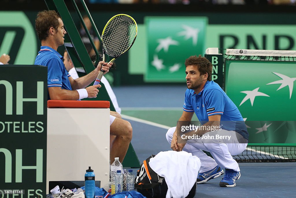 France v Israel - Davis Cup - Day 1