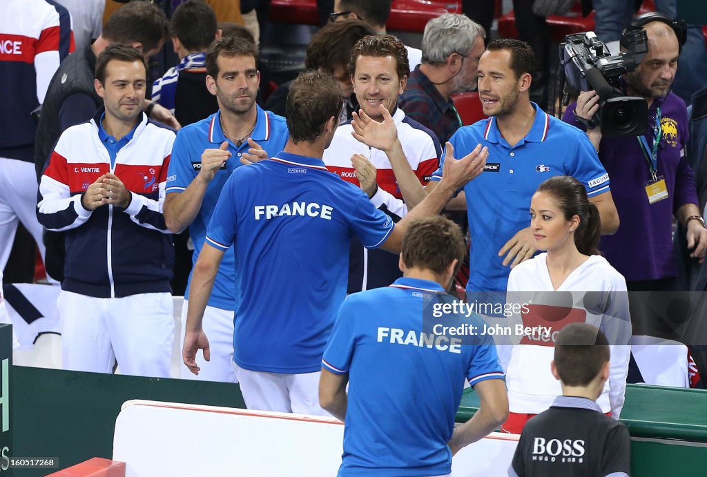 France v Israel - Davis Cup - Day 1