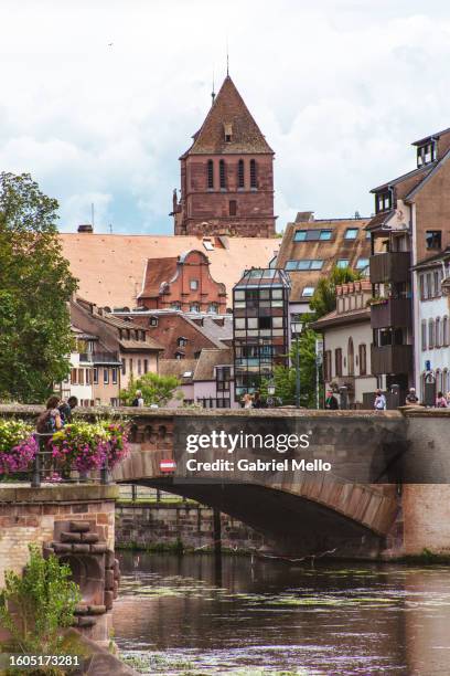 views of strasbourg by the barrage vauban - vauban stock pictures, royalty-free photos & images