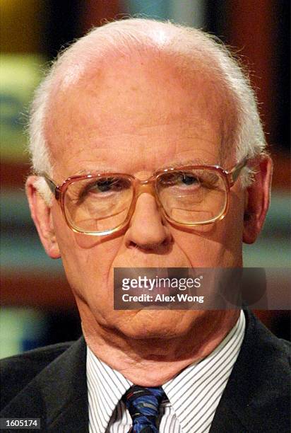 David Broder of the Washington Post participates in a roundtable discussion on NBC''s "Meet the Press" July 29, 2001 at the NBC studios in...