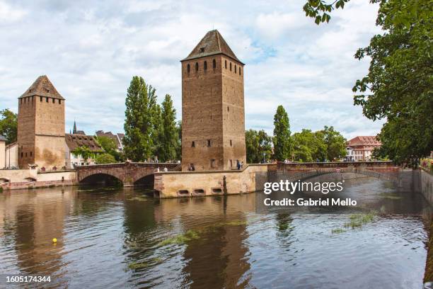 views of strasbourg by the barrage vauban - vauban stock pictures, royalty-free photos & images