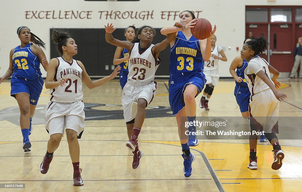 Girls' basketball: Gaithersburg at Paint Branch