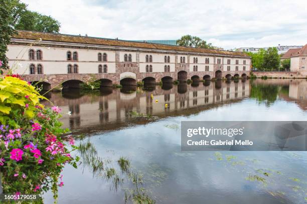 views of strasbourg by the barrage vauban - vauban stock pictures, royalty-free photos & images