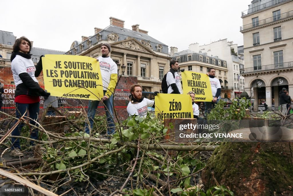 FRANCE-ENVIRONMENT-FOREST-PROSTEST