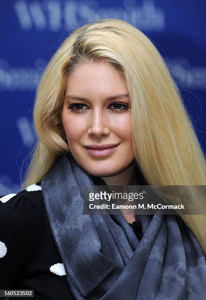 Heidi Montag meets fans and sign copies of OK! Magazine at Brent Cross Shopping Centre on February 2, 2013 in London, England.