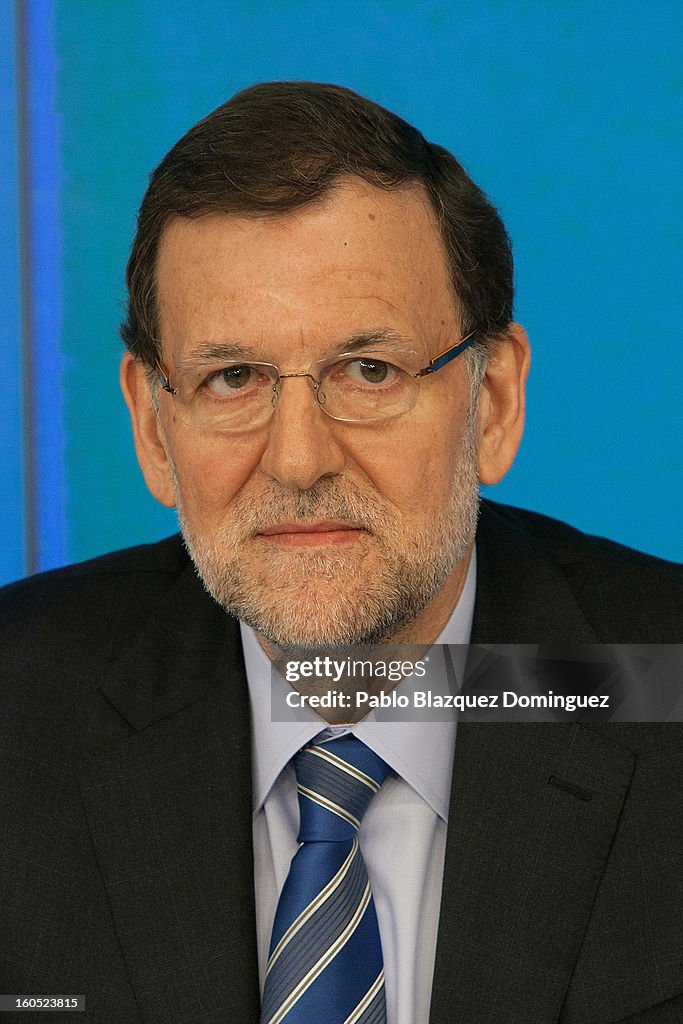 Spanish Prime Minister Rajoy Speaks On Corruption Scandal