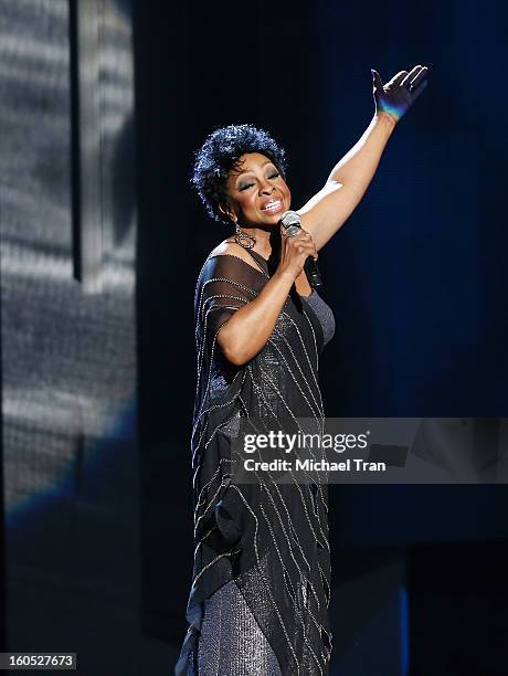 Gladys Knight performs at the 44th NAACP Image Awards - show held at The Shrine Auditorium on February 1, 2013 in Los Angeles, California.