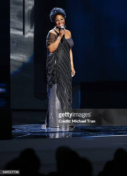 Gladys Knight performs at the 44th NAACP Image Awards - show held at The Shrine Auditorium on February 1, 2013 in Los Angeles, California.
