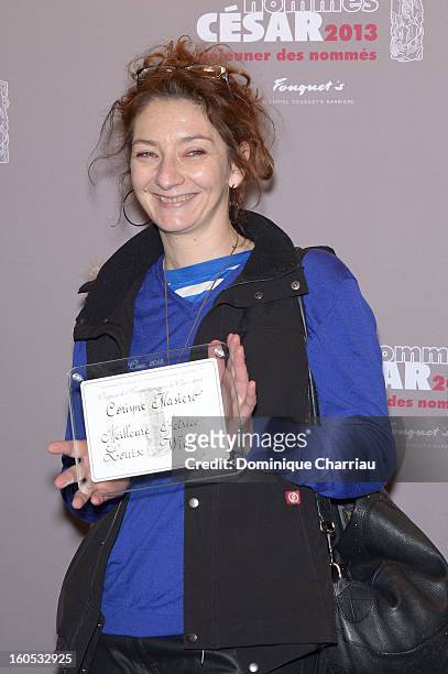 Corinne Masiero attends the Cesar 2013 Nominee Lunch at Le Fouquet's on February 2, 2013 in Paris, France.