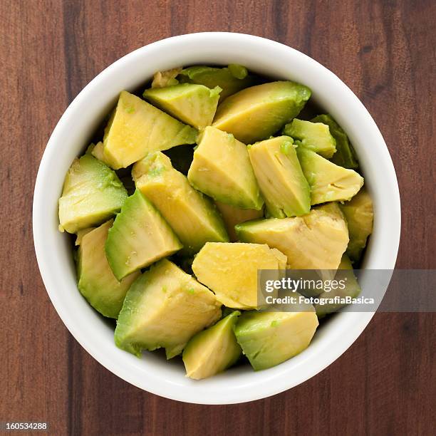 diced avocado - avocado bildbanksfoton och bilder