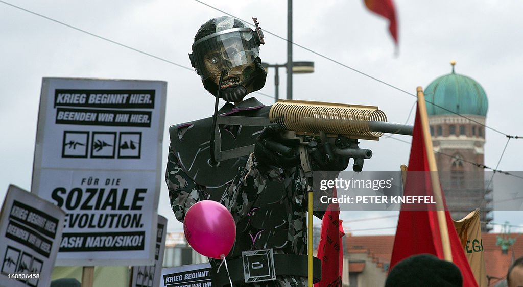 GERMANY-SECURITY-CONFERENCE-MUNICH-PROTEST