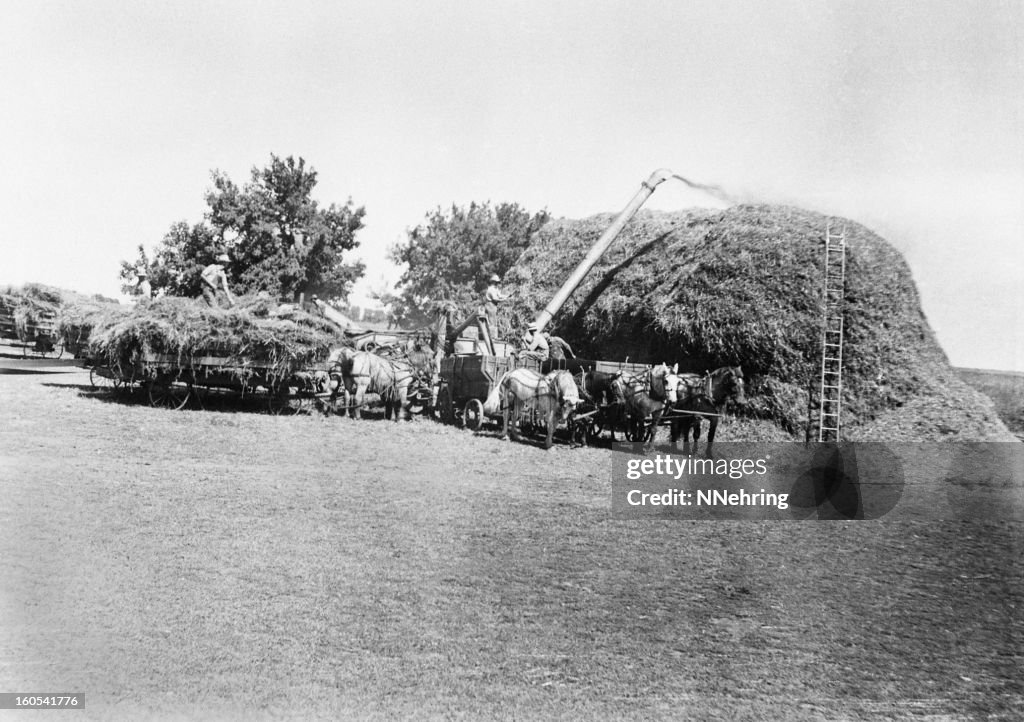 Threshing, retro