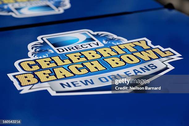 General view of atmosphere during the GBK Celebrity Gift Lounge at DIRECTV'S Seventh Annual Celebrity Beach Bowl at DTV SuperFan Stadium at Mardi...