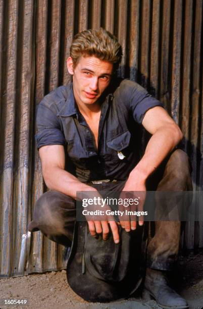 Actor James Franco poses for a portrait for the televised movie "James Dean."