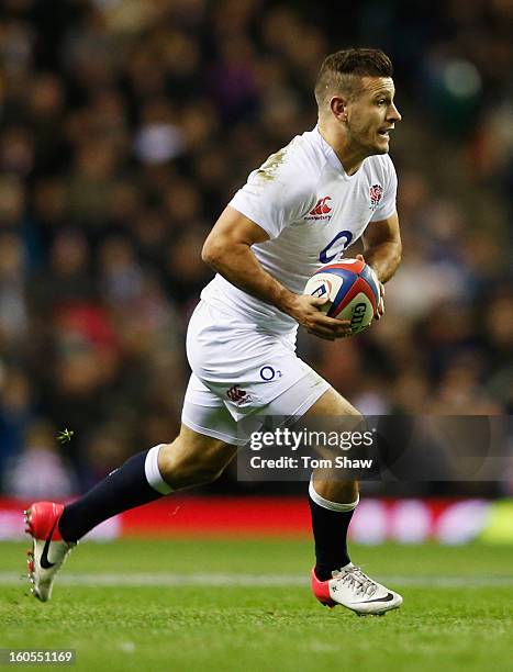 Danny Care of England in action during the RBS Six Nations match between England and Scotland at Twickenham Stadium on February 2, 2013 in London,...