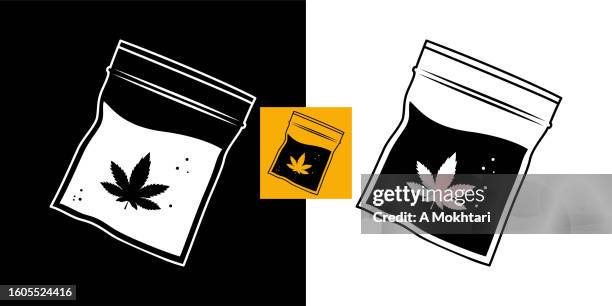 illustrations, cliparts, dessins animés et icônes de icône de sachet de drogue. - méthamphétamine