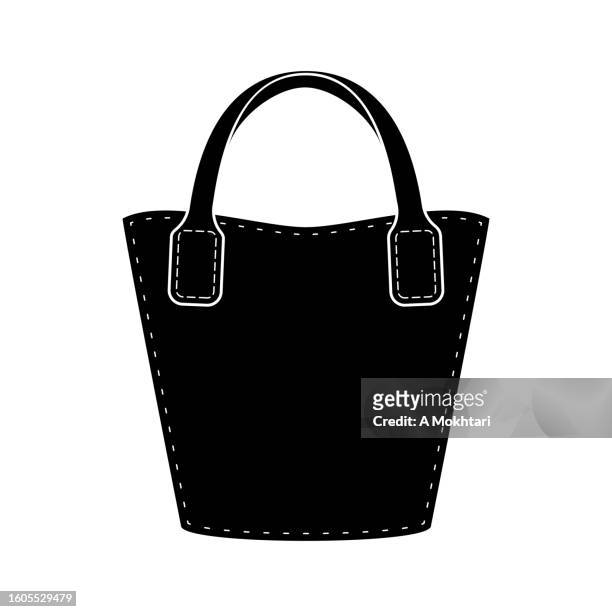 handbag icon. - handbag icon stock illustrations