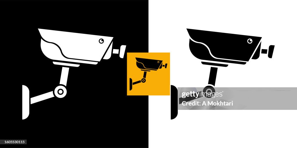 Surveillance camera icon.