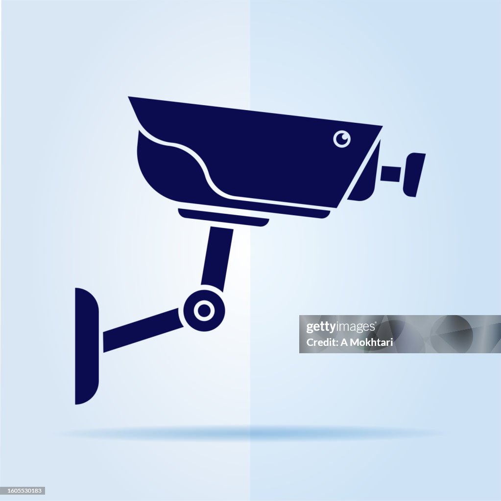 Surveillance camera icon.