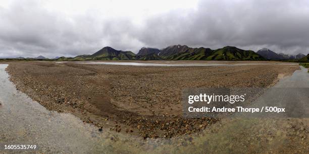 panoramic view of land against sky - andree thorpe stock pictures, royalty-free photos & images