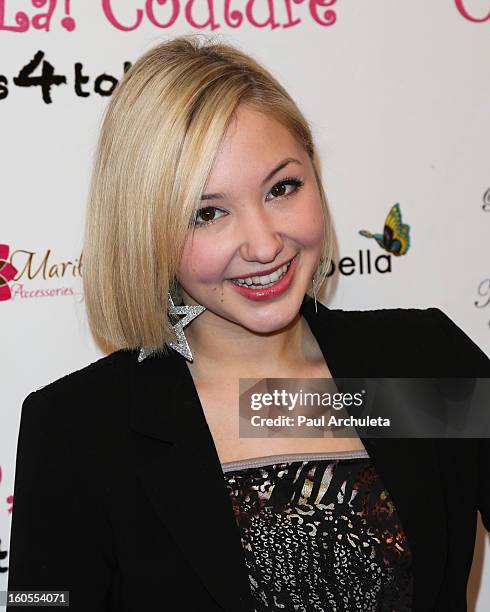 Actress Audrey Whitby attends the 4th Annual Tutus4Tots charity event on February 2, 2013 in Chino, California.