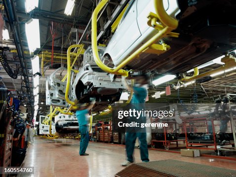 Linha de Produção de carro de Fábrica Linha de Produção de carro de Fábrica