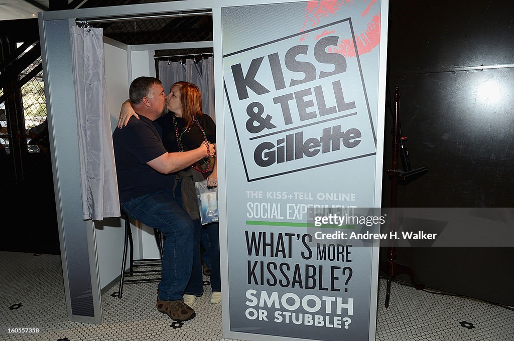 Gillette's Kiss & Tell Live National Experiment