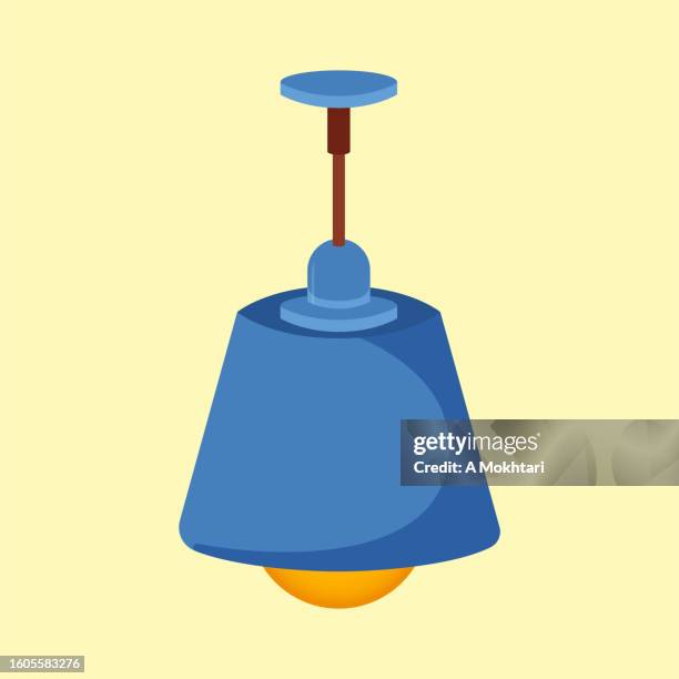 hanging lamp icon. - pendant light stock illustrations