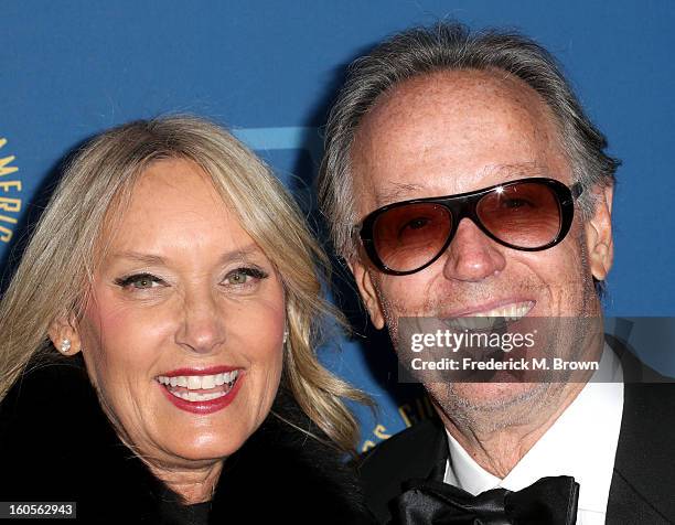 Actor Peter Fonda and Parky Fonda attend the 65th Annual Directors Guild Of America Awards at Ray Dolby Ballroom at Hollywood & Highland on February...