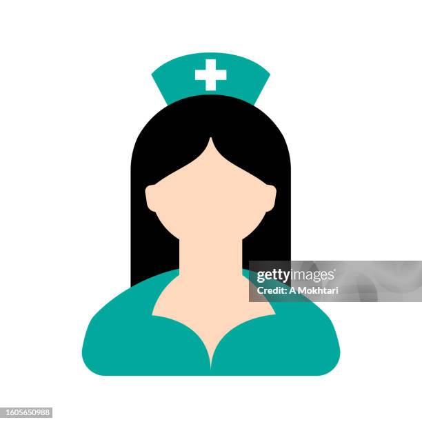 illustrations, cliparts, dessins animés et icônes de icône infirmière. - infirmière