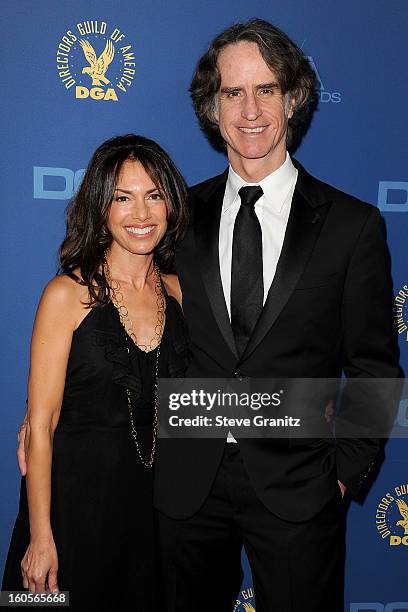 Director Jay Roach and Susanna Hoffs attend the 65th Annual Directors Guild Of America Awards at The Ray Dolby Ballroom at Hollywood & Highland...